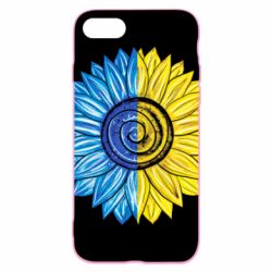 Чехол для iPhone SE 2020 Большой подсолнух Украина - PrintSalon