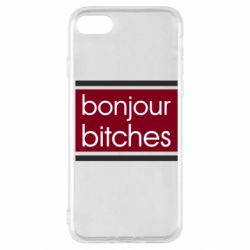 Чехол для iPhone SE 2020 Bonjour bitches - PrintSalon