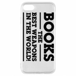 Чехол для iPhone SE 2020 Books the best weapons in the world - PrintSalon