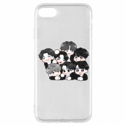 Чохол для iPhone SE 2020 BTS Cute Art - PrintSalon
