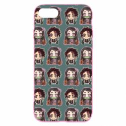 Чехол для iPhone SE 2020 Cute Tanjiro with Nezuko - PrintSalon
