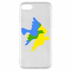 Чехол для iPhone SE 2020 Dove flag of Ukraine - PrintSalon