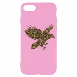 Чехол для iPhone SE 2020 Eagle feather - PrintSalon