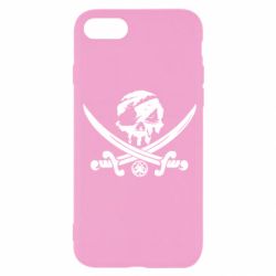 Чехол для iPhone SE 2020 Flag pirate - PrintSalon