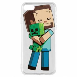 Чехол для iPhone SE 2020 Heroes from Minecraft