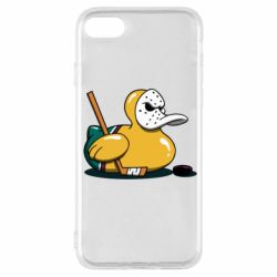 Чехол для iPhone SE 2020 Hockey duck - PrintSalon