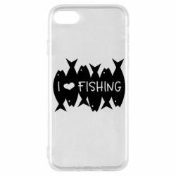 Чохол для iPhone SE 2020 I Love Fishing - PrintSalon