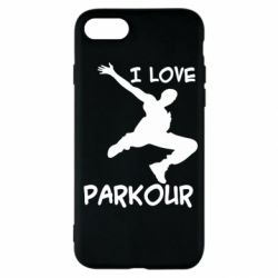 Чехол для iPhone SE 2020 I love parkour - PrintSalon