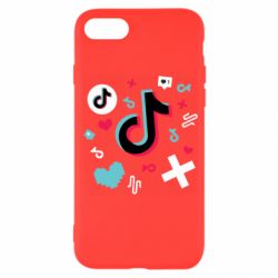 Чехол для iPhone SE 2020 Icons TIK TOK - PrintSalon