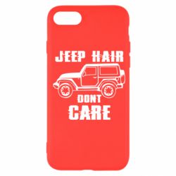 Чехол для iPhone SE 2020 Jeep hair don't care - PrintSalon