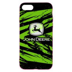 Чохол для iPhone SE 2020 John Deere and green background - PrintSalon