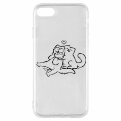 Чехол для iPhone SE 2020 Кот Саймона Любовь - PrintSalon