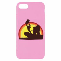 Чохол для iPhone SE 2020 Lion king silhouette - PrintSalon