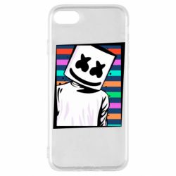 Чехол для iPhone SE 2020 Marshmello Colorful Portrait - PrintSalon