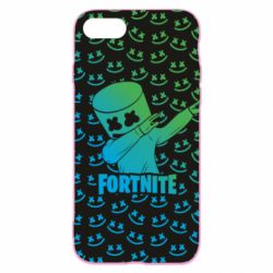 Чехол для iPhone SE 2020 Marshmello Fortnite Dab Neon - PrintSalon