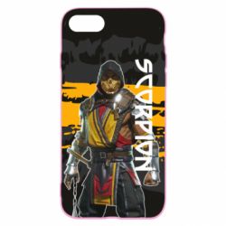 Чехол для iPhone SE 2020 Mortal Kombat-Scorpion-PrintSalon Чехол для iPhone SE 2020 Mortal Kombat-Scorpion
