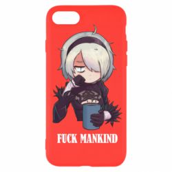Чохол для iPhone SE 2020 Nier. Fuck Mankind - PrintSalon