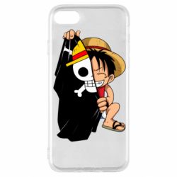 Чехол для iPhone SE 2020 One piece chibi Luffy - PrintSalon