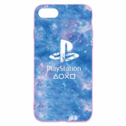 Чохол для iPhone SE 2020 Playstation on tai dai background - PrintSalon