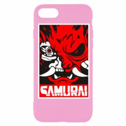 Чехол для iPhone SE 2020 Poster samurai Cyberpunk - PrintSalon