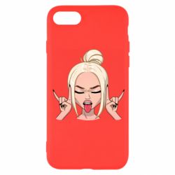 Чехол для iPhone SE 2020 Punk Girl - PrintSalon