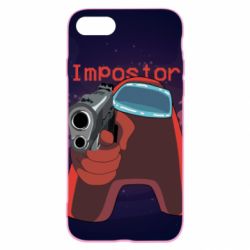 Чохол для iPhone SE 2020 Red With A Gun - PrintSalon