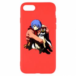 Чехол для iPhone SE 2020 Rei Ayanami and Pen Pen - PrintSalon