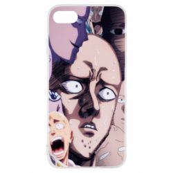 Чохол для iPhone SE 2020 Сайтама многоликий - PrintSalon