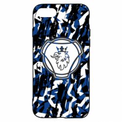 Чохол для iPhone SE 2020 Scania logo and grunge - PrintSalon