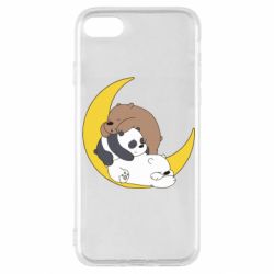 Чехол для iPhone SE 2020 We bare bears sleep - PrintSalon