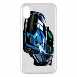 Чехол для iPhone X/Xs 2020 Ford Mustang Shelby GT500 - PrintSalon