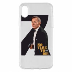 Чехол для iPhone X/Xs Агент 007 Не Время Умирать - PrintSalon
