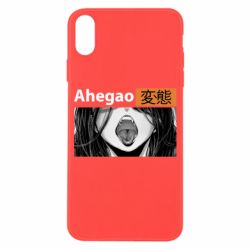 Чохол для iPhone X/Xs Ахегао Аніме - PrintSalon