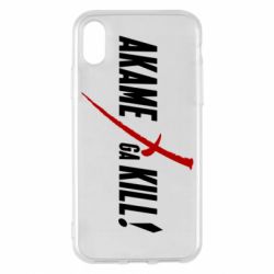 Чохол для iPhone X/Xs Akame ga Kill - PrintSalon