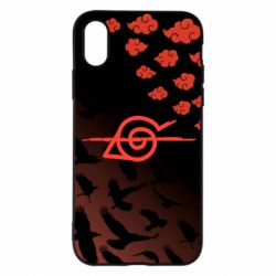 Чехол для iPhone X/Xs Akatsuki Itachi