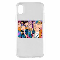 Чехол для iPhone X/Xs All Main Characters - PrintSalon