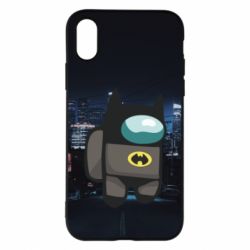 Чехол для iPhone X/Xs Among Us - Batman in the city