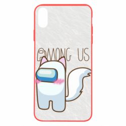 Чохол для iPhone X/Xs Among us cute cat - PrintSalon