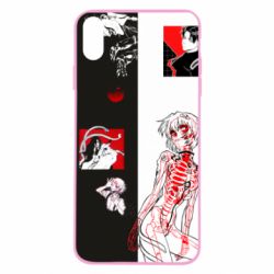 Чехол для iPhone X/Xs Anime collage - PrintSalon