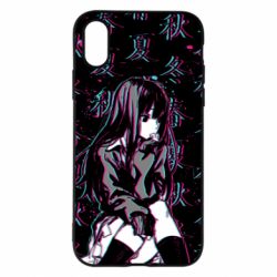 Чохол для iPhone X/Xs Anime Girl Glitch - PrintSalon