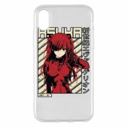 Чохол для iPhone X/Xs Аска Євангеліон - PrintSalon