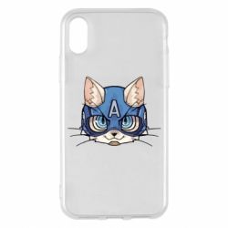 Чохол для iPhone X/Xs Avenger Cat - PrintSalon