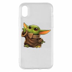 Чохол для iPhone X/Xs Baby Yoda Force - PrintSalon