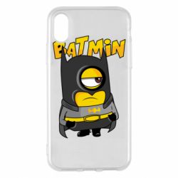 Чехол для iPhone X/Xs Бэтмин Миньон - PrintSalon