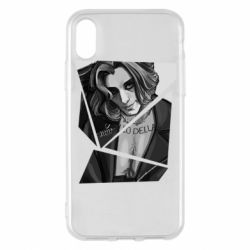 Чехол для iPhone X/Xs Black and white Damiano - PrintSalon
