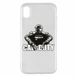 Чохол для iPhone X/Xs Боєць CoD - PrintSalon
