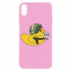 Чехол для iPhone X/Xs Боевая утка - PrintSalon
