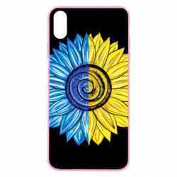 Чехол для iPhone X/Xs Большой подсолнух Украина - PrintSalon