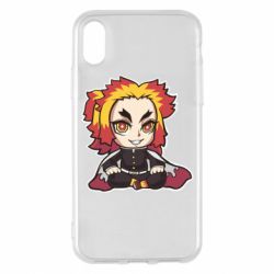 Чехол для iPhone X/Xs Chibi Senjuro Rengoku - PrintSalon