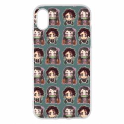 Чехол для iPhone X/Xs Cute Tanjiro with Nezuko - PrintSalon